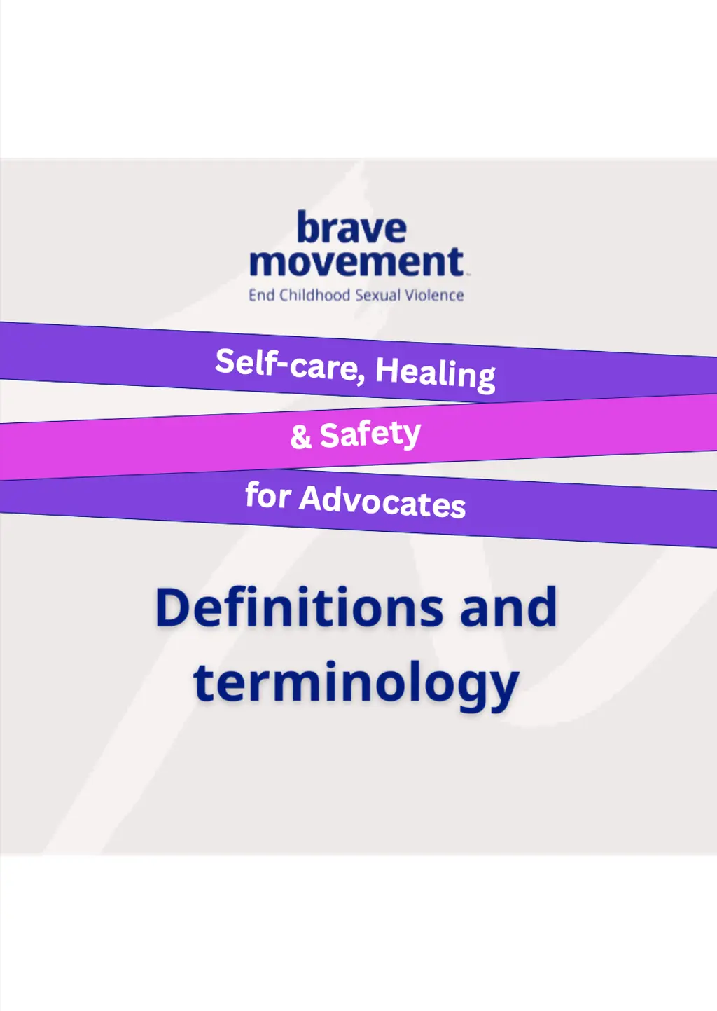 Definitions and terminology