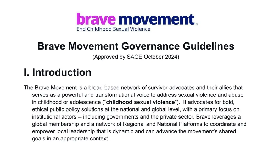 Governance guidelines