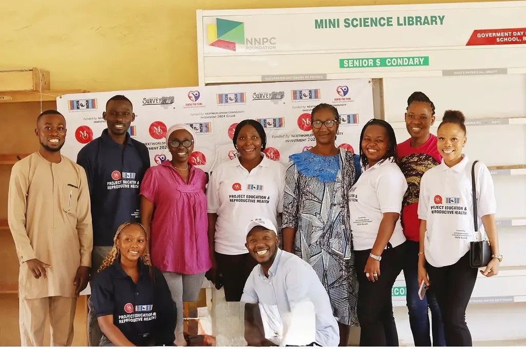Staff from Government Day Girls College, Bwari, and the Centre4Teens Project Education and Reproductive Health team during a training following sessions on bodily autonomy, consent, and SGBV awareness and prevention. Courtesy Morenikejimi Olaniran.