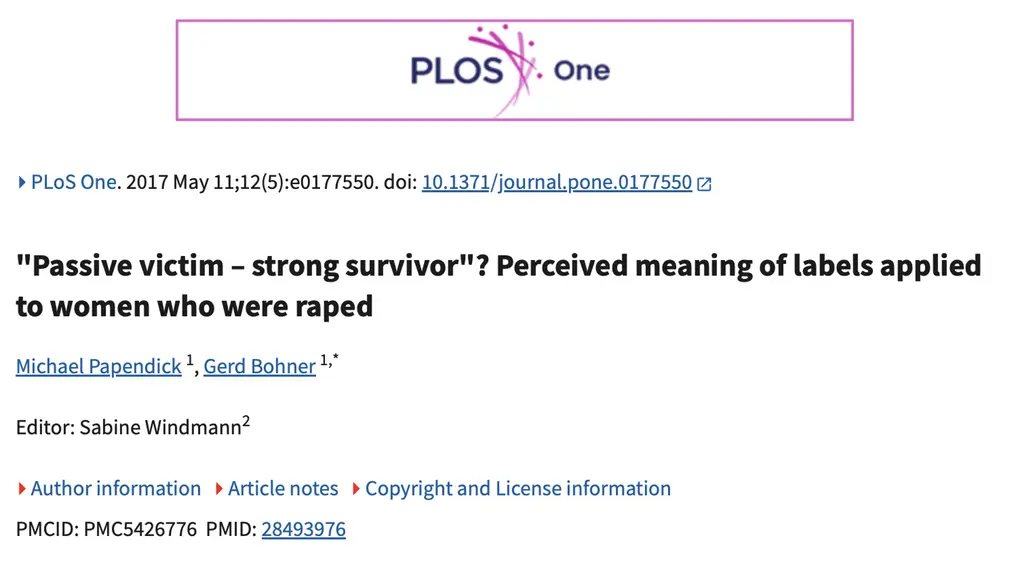 Swiss study on survivors terminology