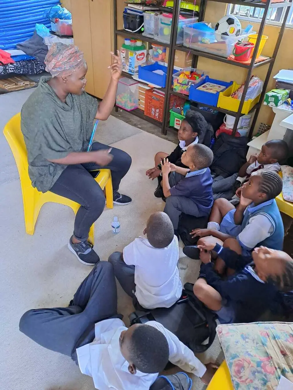 Educator and their school learners