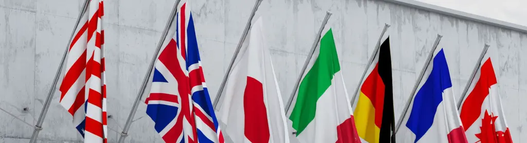 G7 flags