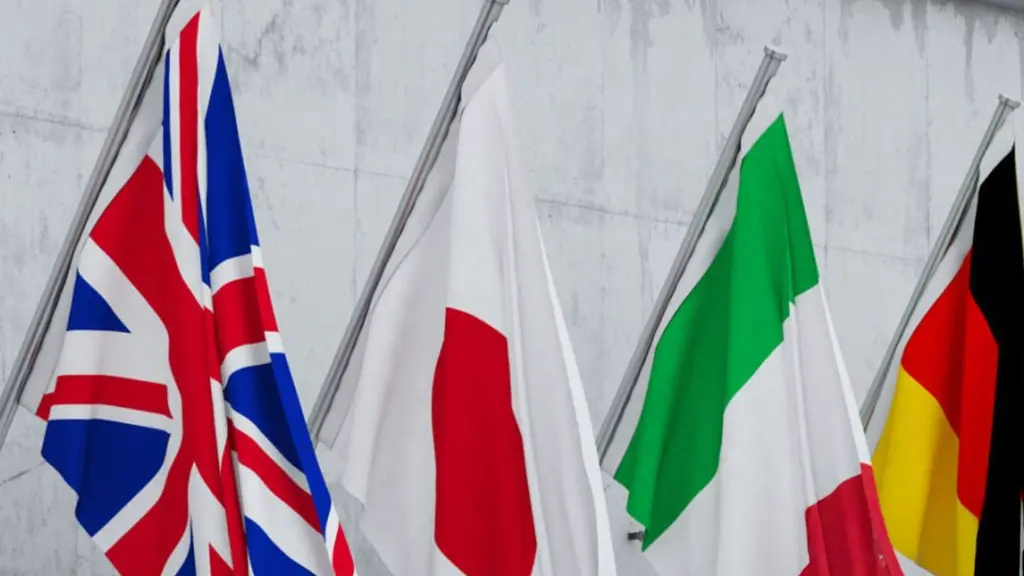 G7 flags